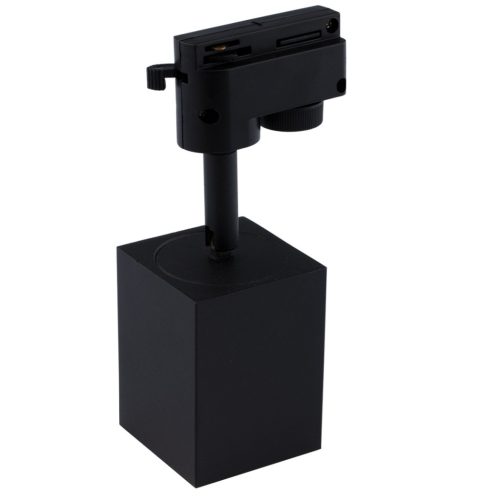 GU10 BRICK fekete sínlámpa egyfázisú sínekhez