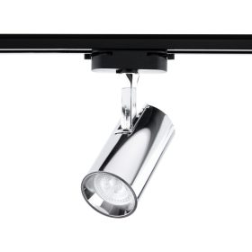   GU10 Króm sínes spotlámpa egyfázisú sínekhez Állítható sínrögzítő görgős SPOT lámpa