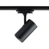 GU10 FEKETE sínreflektor egyfázisú sínekhez Állítható síntartó görgős SPOT lámpa