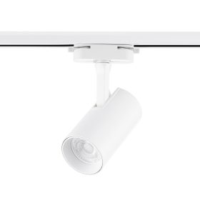   GU10 nyomvonalas spotlámpa FEHÉR egyfázisú sínekhez Állítható síntartó görgős SPOT lámpa