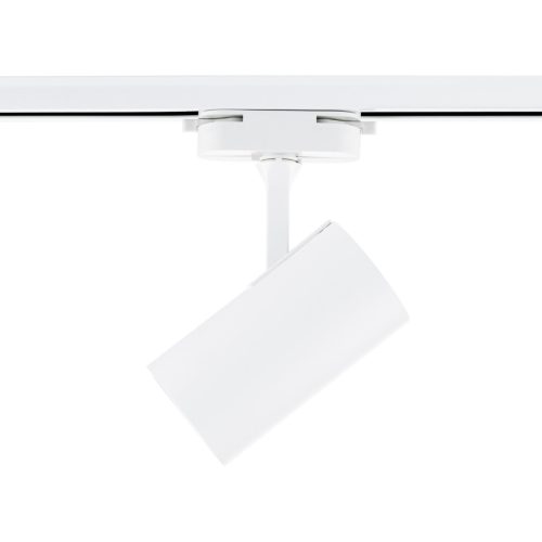 GU10 nyomvonalas spotlámpa FEHÉR egyfázisú sínekhez Állítható síntartó görgős SPOT lámpa