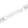 Egyenes csatlakozó tápegységgel, fehér, egyfázisú LUMILED gyűjtősínekhez