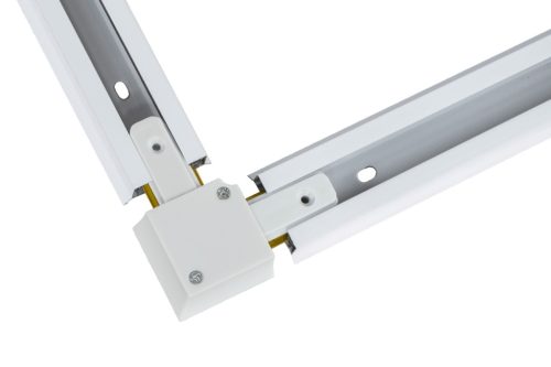 Fehér szögletes sarokcsatlakozó egyfázisú gyűjtősínekhez - Gyűjtőkhöz