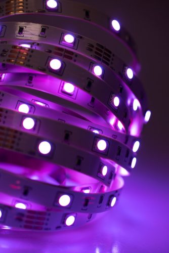 LED szalag 12V 36W 150LED 5050 RGB 10mm 5m - akció