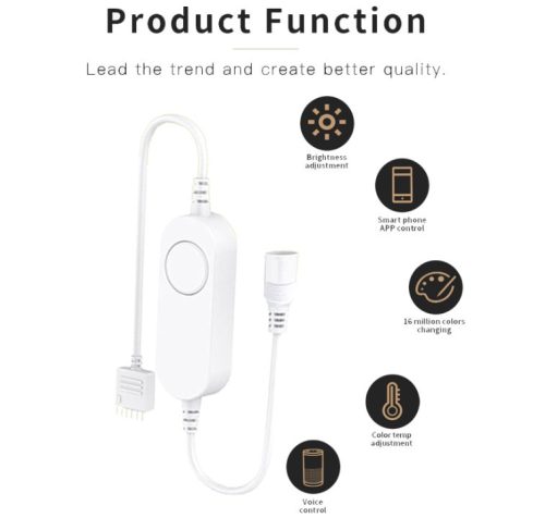 Okosotthon WIFI TUYA RGB 72W LED szalagvezérlő