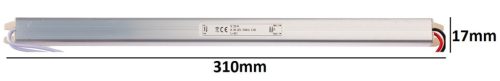 Bútor tápegység LED szalagokhoz 3A 36W 12V DC