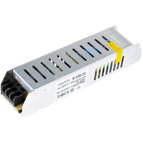   Moduláris állandó feszültségű tápegység 120W 10A 12V DC PFC SLIM LED