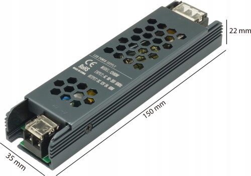 Állandó feszültségű moduláris tápegység 60W 12V 5A