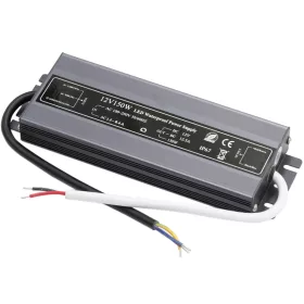   Tápfeszültség LED szalagokhoz FESZÜLTSÉG 12V 150W 12.5A HERMETIC Vízálló IP67