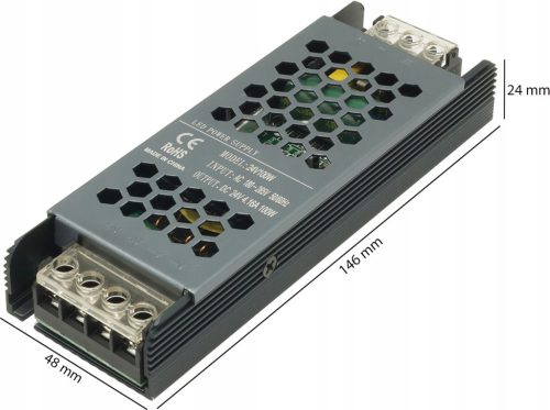 Állandó feszültségű moduláris tápegység 100 W 24 V 4,16 A DC SLIM