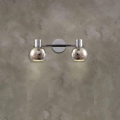 Dupla oldalfali lámpa K-8003-2G a GALAXY I sorozatból 2xE14 Kaja