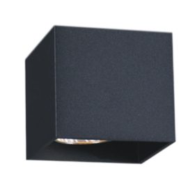   Modern falra szerelhető mennyezeti lámpa, fekete, folyosóra csillár, 1xGU10