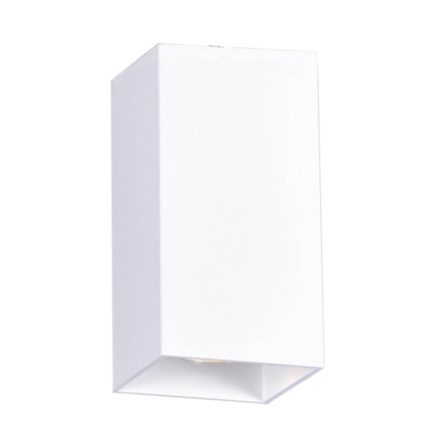 Modern falra szerelhető mennyezeti lámpa, fehér téglalap alakú csillár a folyosóra, 1xGU10