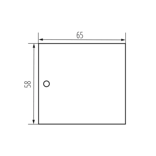 Fekete végzáró kupak gyűjtősínekhez TEAR KANLUX fedél