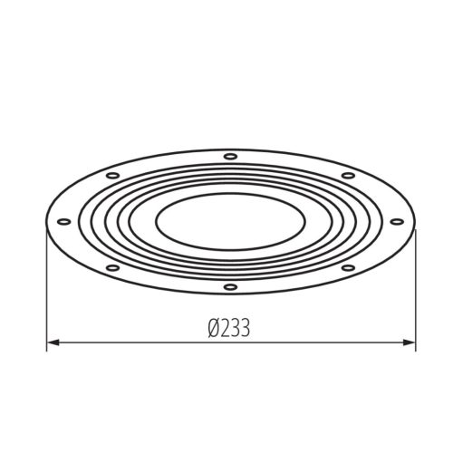 Lencse magas öbölvilágításhoz HB PRO HBPH LENS 120° 150W KANLUX