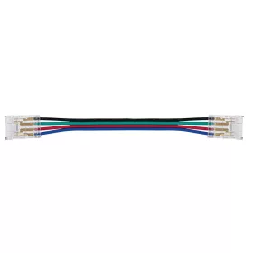   LED Szalag Csatlakozó RGB Csipesz Kétoldalas 12cm 12-24V CON Kanlux 10db.