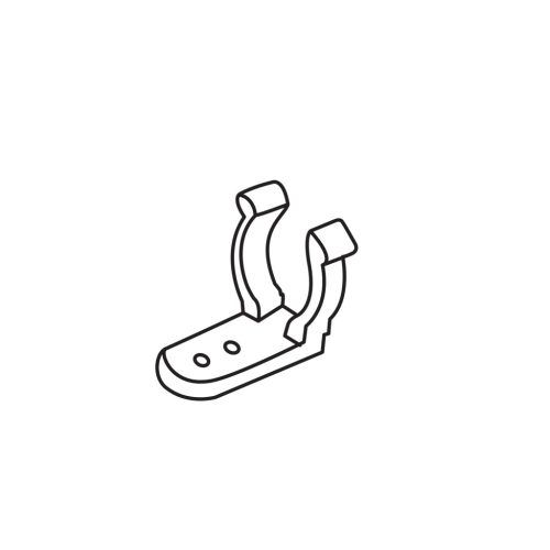 Szerelőkonzol fénykötelekhez fehér GIVRO Kanlux 10 db.