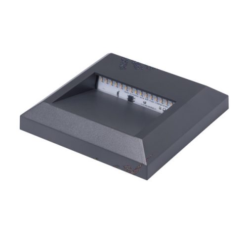 Felületre szerelhető fali lámpatest CROTO LED szürke 1.1W 30lm 6500K hideg 230V Kanlux