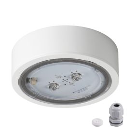   Vészjelző LED lámpa 4,5 W = 6 W 499 lm 5000 K Hideg, felületre szerelhető fehér IP65 ITECH Kanlux