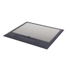 BIURO+ Padlódoboz 22,5x24,5cm INOX KANLUX