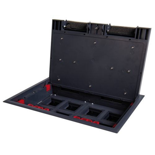 BIURO+ Padlódoboz 23,1x32,1cm INOX KANLUX