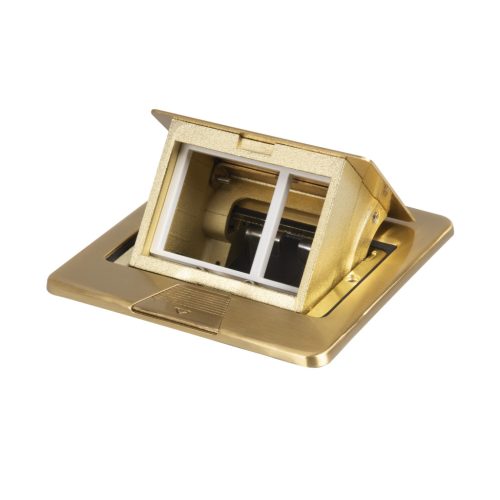 BIURO+ Sárgaréz Padlódoboz 12x12cm KANLUX