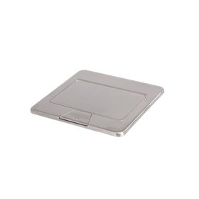 BIURO+ Padlódoboz 12x12cm INOX KANLUX