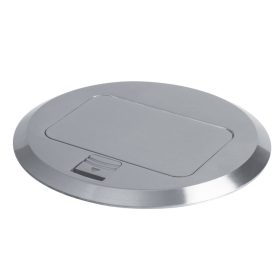 BIURO+ kerek alumínium padlódoboz KANLUX