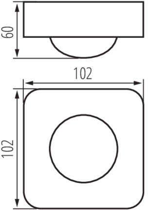 Mozgásérzékelő 2x PIR foglaltságérzékelő fehér SENZO IP20 Kanlux