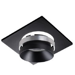 Négyzet alakú halogén mennyezeti lámpatest SIMEN MR16 GU10 fekete-fehér Kanlux