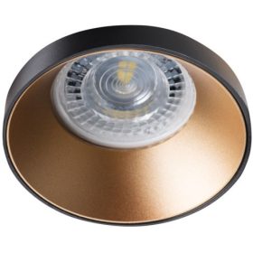   SIMEN MR16 GU10 fekete és arany halogén mennyezeti lámpatest Kanlux