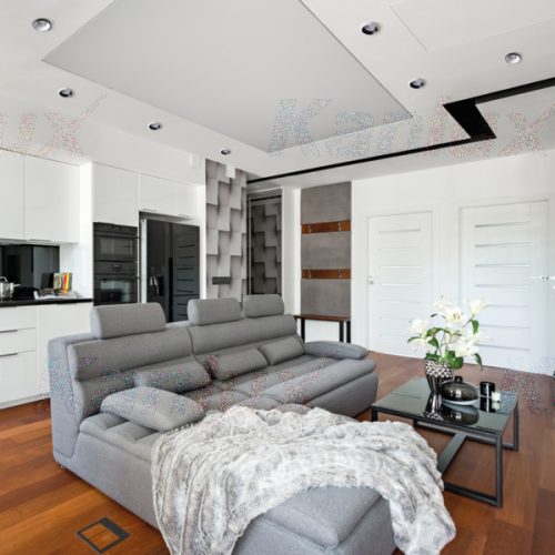 SIMEN MR16 GU10 fekete és arany halogén mennyezeti lámpatest Kanlux