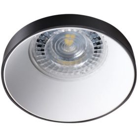   SIMEN MR16 GU10 fekete-fehér Kanlux halogén mennyezeti lámpatest