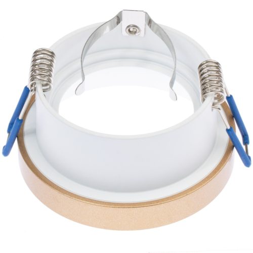 SIMEN DSO MR16 GU10 halogén mennyezeti lámpatest, arany és fehér Kanlux