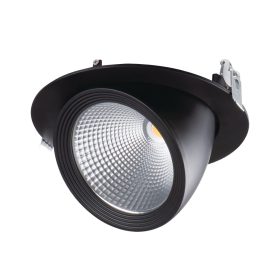   Süllyesztett LED mennyezeti lámpa HIMA DOWNLIGHT 23W 4000K 2510lm fekete KANLUX