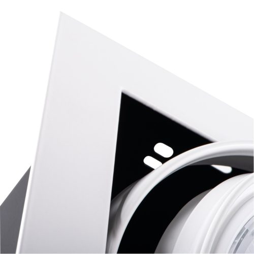 Süllyesztett LED mennyezeti lámpa MATEO DWONLIGHT GU10 négyzet alakú mozgatható fehér KANLUX