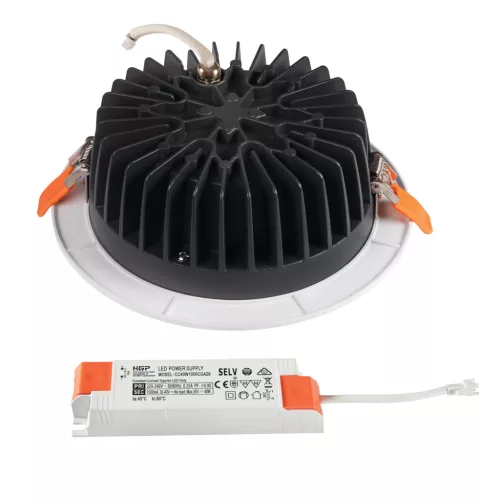 LED mennyezeti lámpa süllyesztett TIBERI PRO DOWNLIGHT 40W 4000K 4200lm IP44 fehér KANLUX