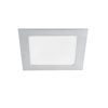 Süllyesztett LED mennyezeti lámpa KATRO DOWNLIGHT 12W 4000K 660lm IP44 Négyzet Ezüst KANLUX