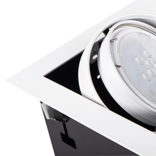 Süllyesztett LED mennyezeti lámpa MATEO DWONLIGHT 2x GU10 négyzet alakú mozgatható fehér KANLUX