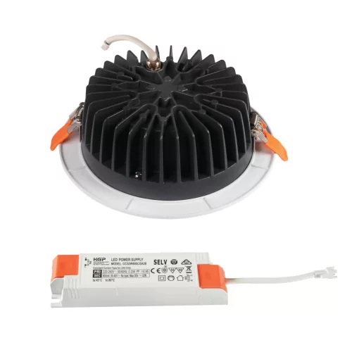 LED mennyezeti lámpa süllyesztett TIBERI PRO DOWNLIGHT 30W 4000K 3150lm IP44 fehér KANLUX
