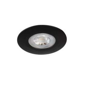   LED mennyezeti lámpa süllyesztett lámpatest FIZU DOWNLIGHT 4.8W 4000K IP44 fekete KANLUX