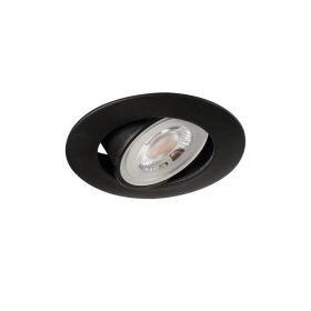   Mennyezeti süllyesztett LED lámpa FIZU DOWNLIGHT 4.8W 4000K IP20 Mozgatható Fekete KANLUX
