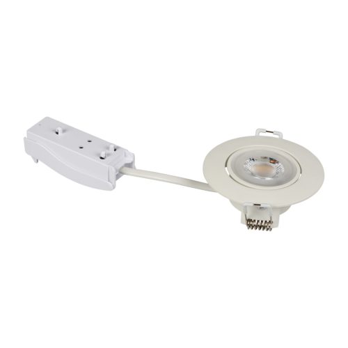 Mennyezeti süllyesztett LED lámpa FIZU DOWNLIGHT 4.8W 3000K IP20 Mozgatható Fehér KANLUX