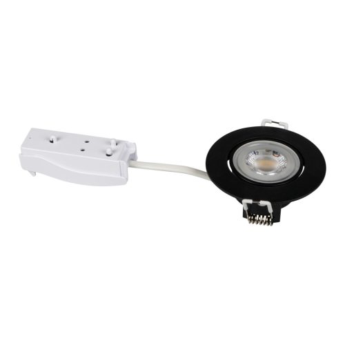 Mennyezeti süllyesztett LED lámpa FIZU DOWNLIGHT 4.8W 3000K IP20 Mozgatható Fekete KANLUX