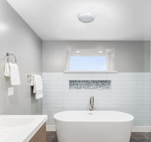 Mennyezeti LED fali lámpa ERTON E27 15W IP44 25cm Fehér KANLUX