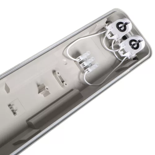 Hermetikus porálló LED lámpatest DICHT NP 2x G13 18W IP65 66cm szürke KANLUX