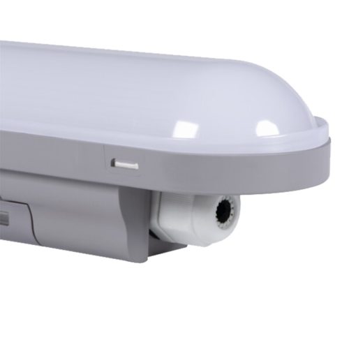 Hermetikus porálló dicht LED lámpatest 60cm 18W semleges fehér 4000K IP65