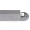 Hermetikus porálló LED lámpatest DICHT 48W IP65 szürke 150cm KANLUX