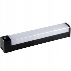   LED fali és mennyezeti lámpa fürdőszobai lámpatest kapcsolóval 15W 4000K IP44 60cm fekete KANLUX