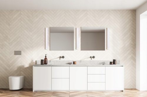 LED fali és mennyezeti lámpa fürdőszobai lámpatest kapcsolóval 20W 4000K IP44 80cm fehér KANLUX